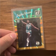 Panini 2016-17 Donruss Jaylen Brown Rookie #153 Holo Orange Laser Celtics