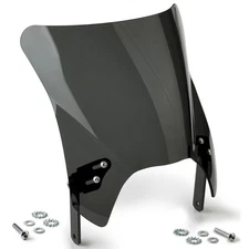 National Cycle Mohawk Windshield Dark Tint Black Hardware N2844-002