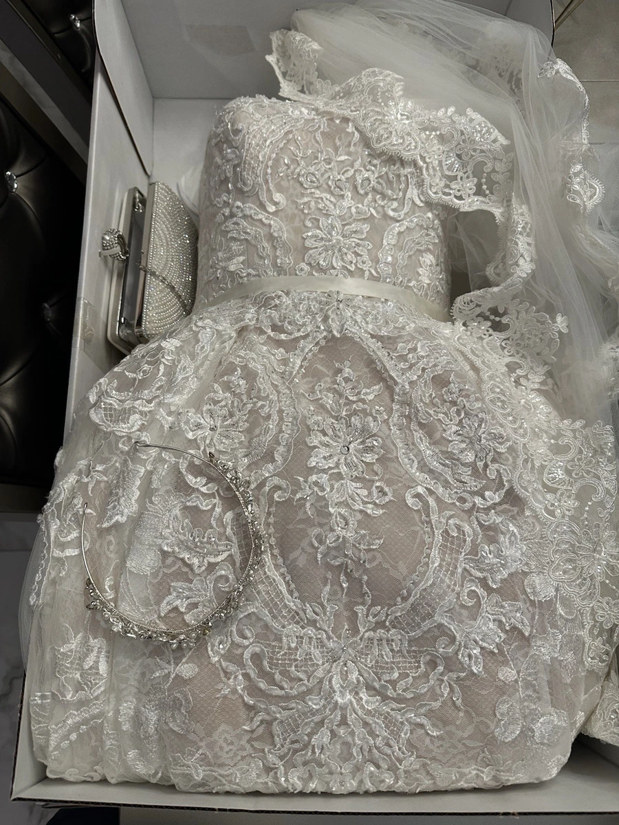 white christmas dresses Never Worn Oleg Cassini CWG947 main image 1
