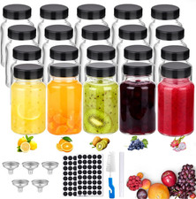 Hejo Kleine Shot Flaschen Zum Befüllen, 20 Stück Kleine Glasflaschen Mit Breitem