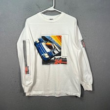 Vintage 1988 SunBank 24 Hours Daytona Porsche Long Sleeve T-Shirt Mens Small