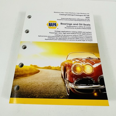 #ad Napa Bearings and Oil Seals Vintage Applications Catalog 2005 and earlier $74.99