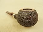 Ferndown * *Bark Lg Author Silver 925 England Les Wood BriarPipe Cumberland Stem — photo 2