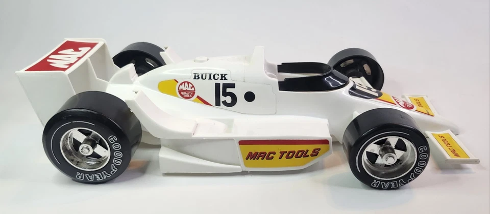 Vintage American Plastic Toys Indy Racecar – Mac Tools – 18” – Made in USA - Image 3 of 4