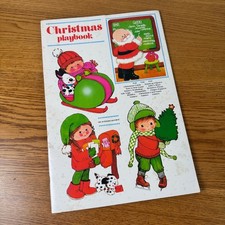 Vintage Christmas Activity Book Santa Claus Reindeer Games Puzzles Crafts