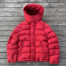 Vintage Red Abercrombie Fitch Fleece-Lined Puffer Jacket Men s Size Large