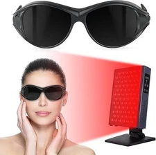 Professional Red Light Therapy Glasses, IPL Glasses 200-2000nm, Eye Protection f
