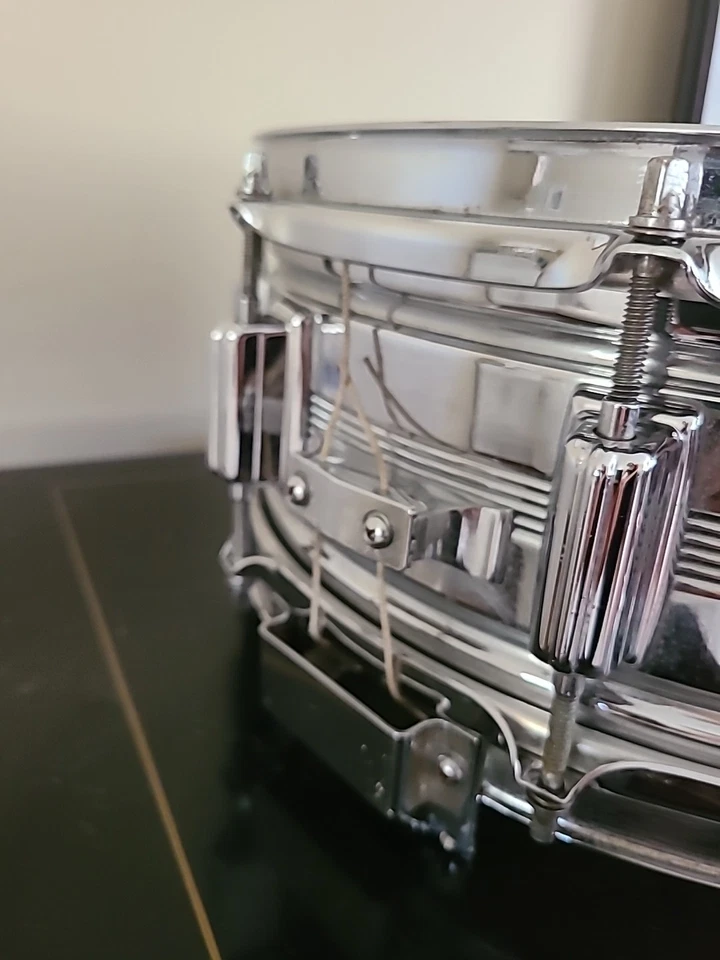 Caja de latón Rogers Dyna Sonic Cob 14x5 años 70 EE. UU. De colección, construida a medida  Foto 4 de 4