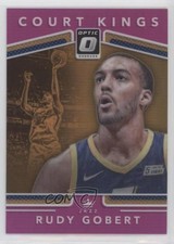 2017-18 Panini Donruss Optic Court Kings Pink Prizm 24/25 Rudy Gobert #12 5ir