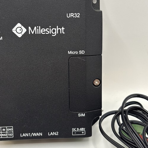 Milesight 4G Industrial Router UR32 Lite W/ 2 Antennas & Power Supply POWERS ON - Picture 6 of 18