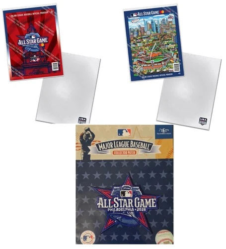 2026 MLB ALL STAR GAME TWO PROGRAM SET + ASG PATCH FAZZINO + BALLPARK EDITIONS - Picture 1 of 9