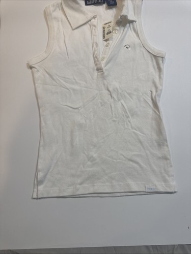 Aeropostele Less Sleeve White Womens Top Size XS - Picture 8 of 17