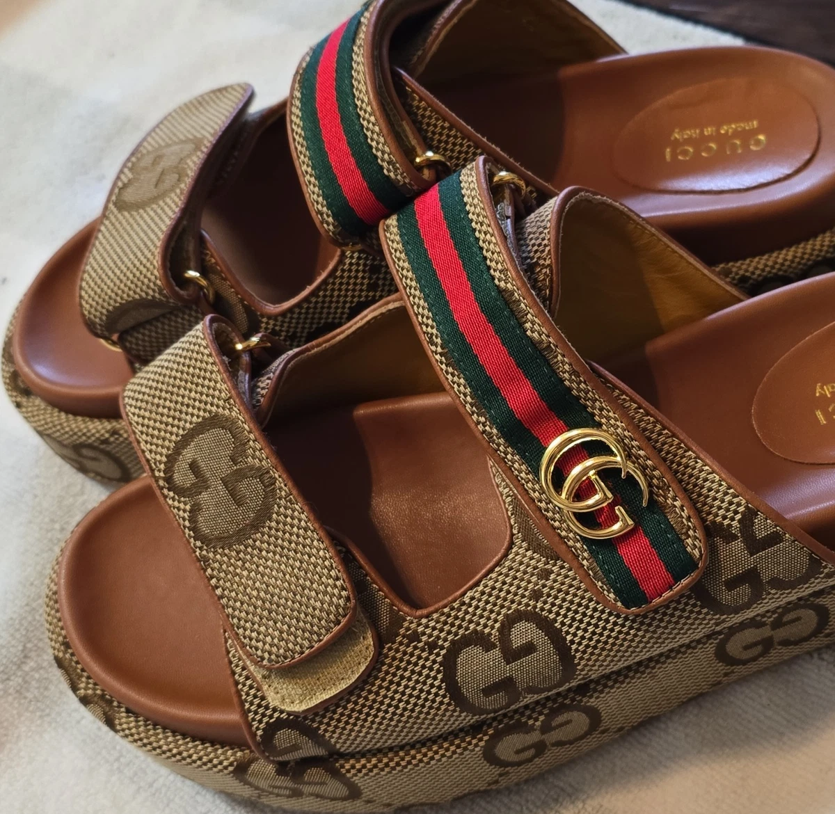 Gucci Brown Sandals for Women for sale | eBay