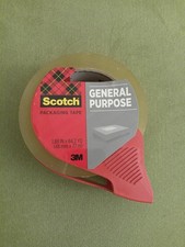 3M Scotch Shipping Packaging Tape, 1.88x 84.2 yd, 1 Dispenser and Roll