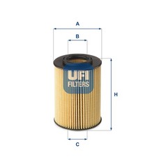 25.075.00 UFI Oil Filter for HYUNDAI,KIA