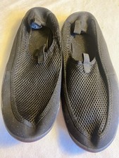 Aqua Socks Water Shoes Men's Size 11/12 Black Mesh Beachwear athletic NWT