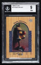 1996-97 Upper Deck UD3 Hardwood Prospects Kobe Bryant #19 BGS 9 MINT HOF r4i