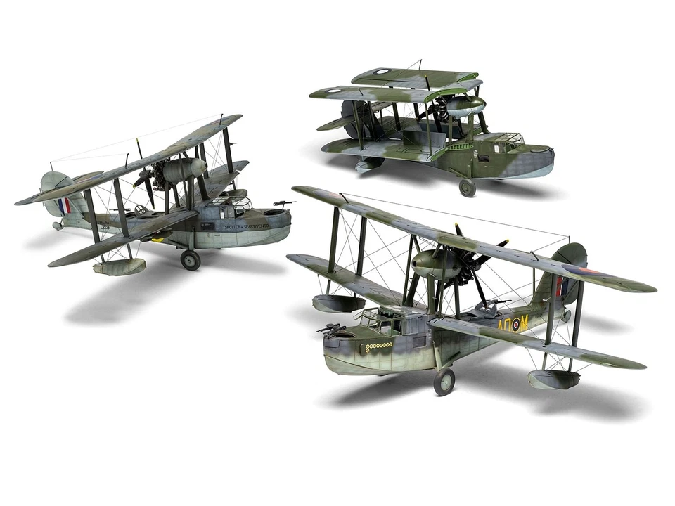 Level 3 Model Kit Supermarine Walrus Mk.I Aircraft with 3 Scheme Options 1/48 Pl - Image 2 of 4