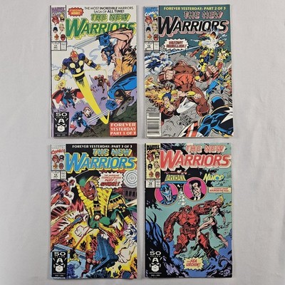 New Warriors #11-#14 Vol 1 Marvel Comics 1991 Lot Of 4 Hogh Grade New B&Bs READ 