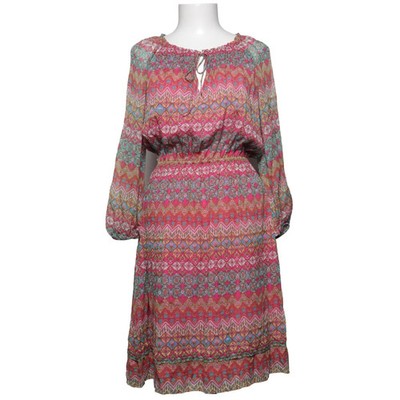 Diane von Furstenberg, Kleid, Größe: 36, Pink/Mehrfarbig, Polyester/Seide #DzP