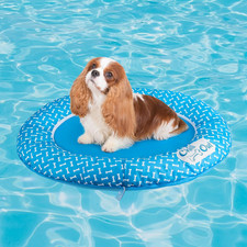 36"X28" Dog Pool Float, No Inflation Needed, Dog Foating Raft Bed for Pool,Lake