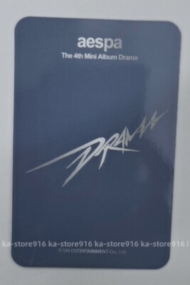 Aespa KARINA Drama applemusic Limited Official Photocard Authentic