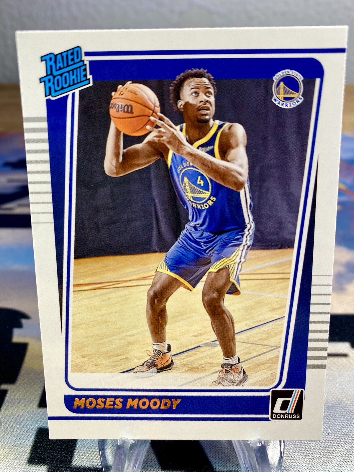 2021-22 Moses Moody Panini Donruss Rated Rookie #234 Golden State Warriors