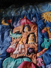 Viv Eisner Hess Noah's Ark crib bed set complete--W/ FREE extras FREE shipping