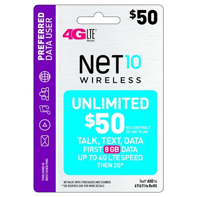 buy net10 airtime pin