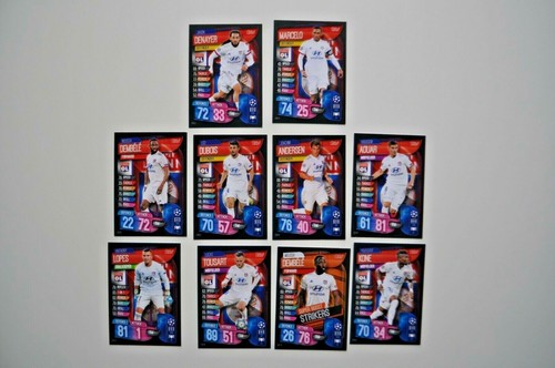Lot De 5 Cartes Match Attax Lionel Messi FC Barcelone 2019-20, Différentes