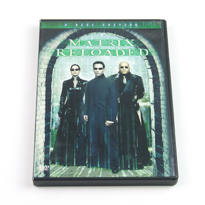 Matrix Reloaded 2 Disc Special Edition DVD mit Keanu Reeves Laurence Fishburne
