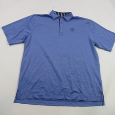 Footjoy Shirt Mens XL Short Sleeve Golf Polo Lightweight Blue