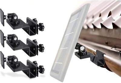 Security Gutter Mount for Ring Arlo Blink Reolink Solar Panel Universal Durable