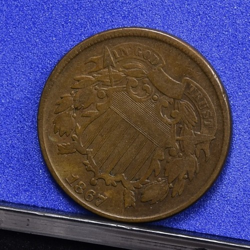 1867 Two Cent Piece - Fine (#58811-L) - Picture 3 of 8
