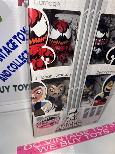 Spider-Man Maximum Carnage Marvel Mini Muggs Set NYCC EXCLUSIVE 2011 New 🔥 - Picture 2 of 12