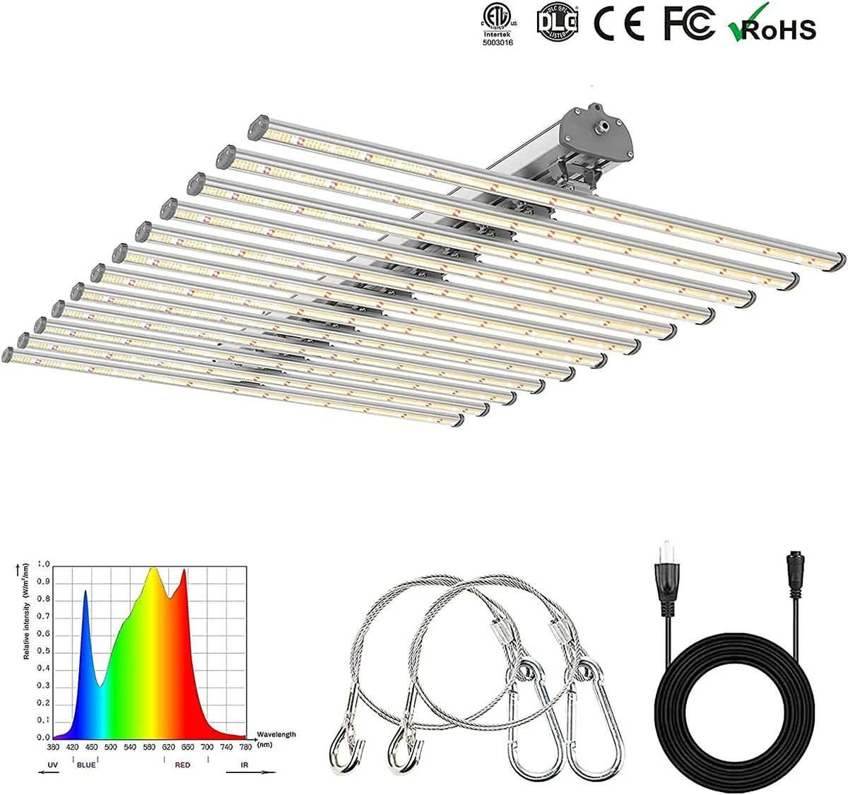 LUXINT LED Grow Lights for Seed Starting Actual Power 720W 40x40