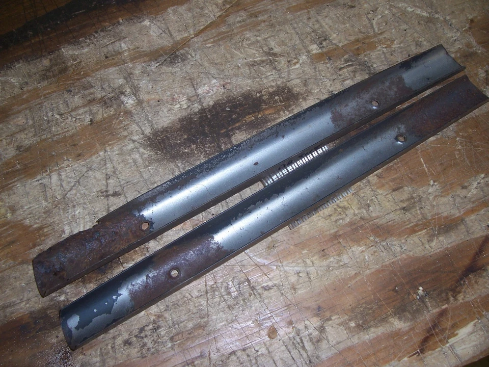 Buick Special 1950 sedán interior ventana trasera divisor de vidrio vertical molduras piezas Foto 2 de 2