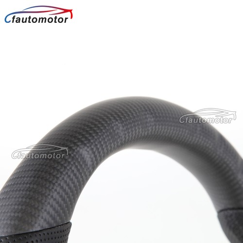 Matte Carbon Fiber LED Steering Wheel for 2015+ Dodge Charger Challenger SRT GT - Picture 4 of 10