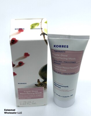 KORRES Pomegranate Triple-Dose Resurfacing Mask 2.54oz