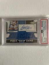 justin herbert certified piece of the game patch auto /10!!!! psa 8