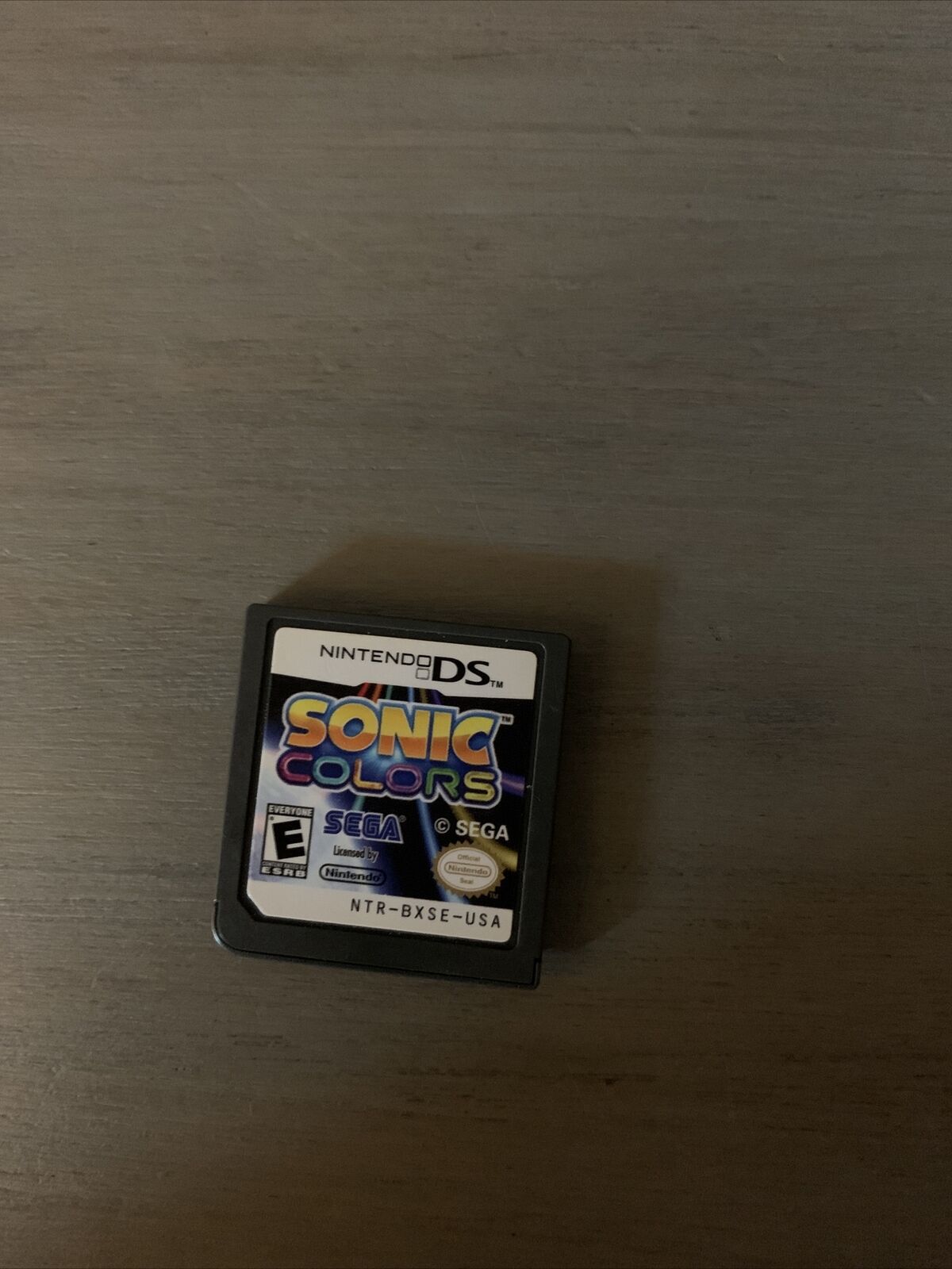 Sonic Colors Nintendo DS Good Label Game & Case Cartridge SEGA Hedgehog  Colours