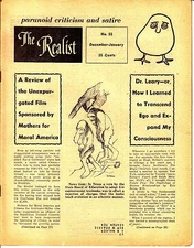 The Realist Paul Krassner December-January #55 Timothy Leary