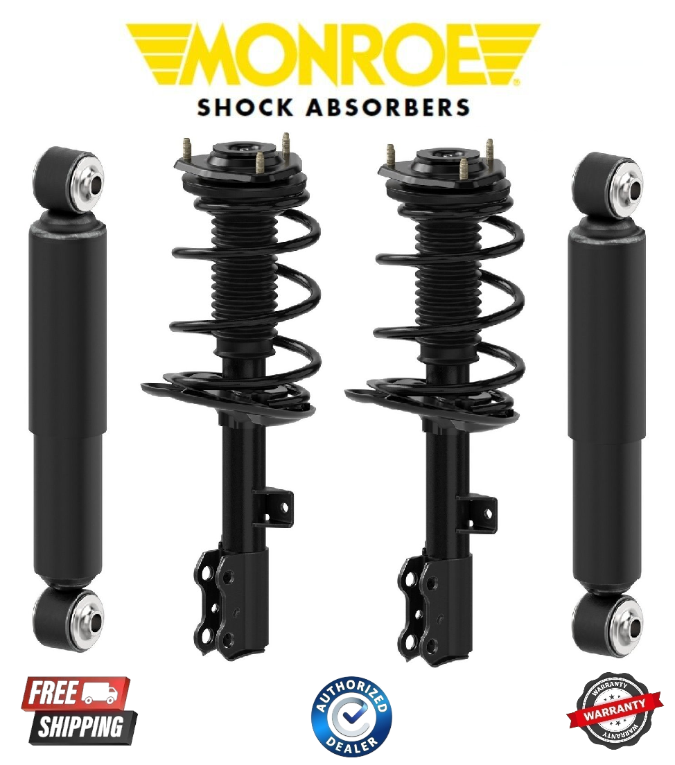 Monroe OEM Front Struts & Rear Shocks For 2013-2018 Toyota Rav4 | eBay