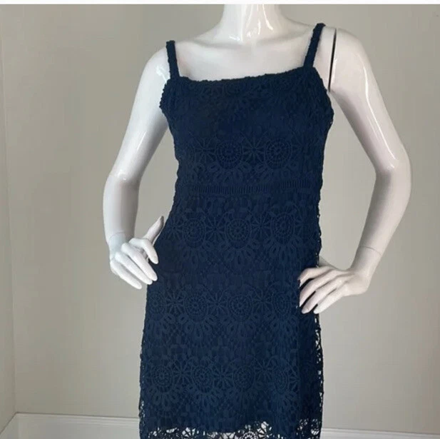 Hollister navy lace clearance dress