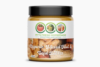 Butter Me Nuts! Organic Mixed Nuts & Seed Butter 16 Oz