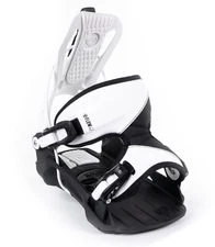 2026 Nidecker FLOW Alpha White Stormtrooper Snowboard Bindings Large NEW