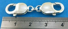 Sterling Silver Double Lobster Clasp Safety Chain Extenders All Soldered 5 Sizes
