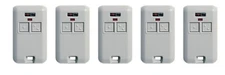 MCS308301 Comp Gate/Garage 2-Button Remote Multicode 300MHz 10 Switch 5-PACK