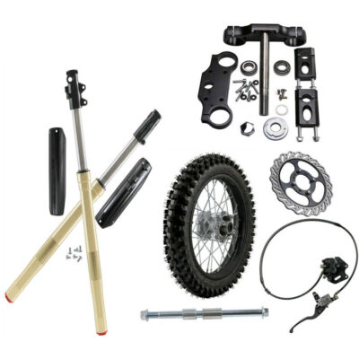 Front Fork Shock 19'' Wheel 70/100-19 Tire Disc Brake Dirt Bike SSR CRF150 Apollo