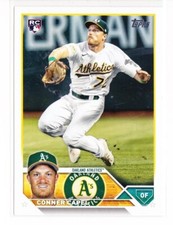 2023 CONNER CAPEL TOPPS SERIES 2 RC ROOKIE CARD OAKLAND ATHLETICS #418